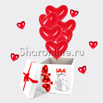 Коробка-сюрприз «Мур» Love you