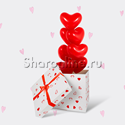 Коробка-сюрприз с сердцами 30 см - изображение 1