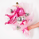 Крафт-букет из шаров "Балерина" - изображение 1