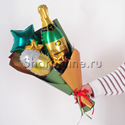 Крафт-букет из шаров "Брызги шампанского" - изображение 1