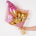 Крафт-букет из шаров "Сладкая любовь" - изображение 1