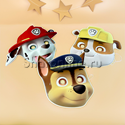 Маски "Щенячий патруль" 5 шт - изображение 1