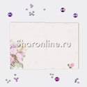 Мини-Открытка "От всей души!" Цветы в банке 60x85 мм - изображение 2