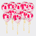 Многоцветные розовые шары - изображение 1