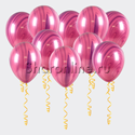 Мраморные розово-сиреневые шары - изображение 1