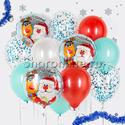 Набор шаров "Дед Мороз и Олень" - изображение 1