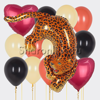 Набор шаров "Дикий леопард"