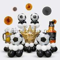 Композиция из шаров "Король футбола"