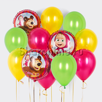 Набор шаров "Маша и Медведь"