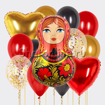 Набор шаров "Матрёшка"