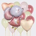 Набор шаров "Мышка принцесса" - изображение 1