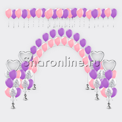 Набор шаров на свадьбу "Гармония" - изображение 1