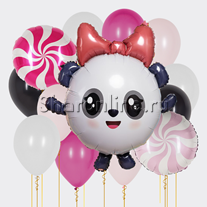 Набор шаров "Пандочка" Малышарики