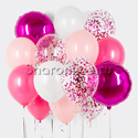 Набор шаров "Розовый блеск" - изображение 1