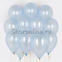 Облако голубых шариков металлик - изображение 1