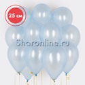 Облако голубых шариков металлик 25 см - изображение 1