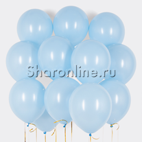 Облако голубых шаров "Макаронс"