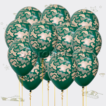 Облако камуфляжных шариков