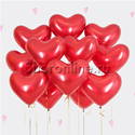 Облако красных сердечек хром 36 см - изображение 1