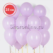 Облако лиловых шариков "Макаронс" 25 см