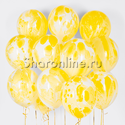 Облако многоцветных желтых шариков - изображение 1