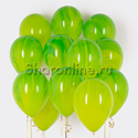 Облако мраморных зеленых шариков - изображение 1
