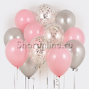 Облако шариков Розовая дымка - изображение 1