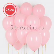 Облако розовых шариков 25 см