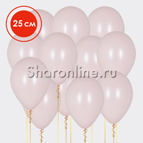 Облако розовых шаров "Макаронс" 25 см