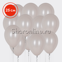 Облако серых шариков 25 см