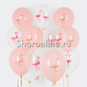Облако шариков "Фламинго" - изображение 1