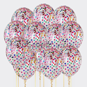 Облако шариков с разноцветным конфетти в виде звезд - изображение 1