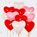 Облако шариков сердечек Ассорти 30 см - изображение 1