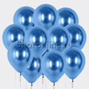 Облако шаров "Хром синий" - изображение 1