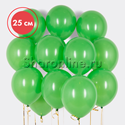 Облако зеленых матовых шариков 25 см - изображение 1
