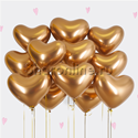 Облако золотых сердечек хром 30 см - изображение 1
