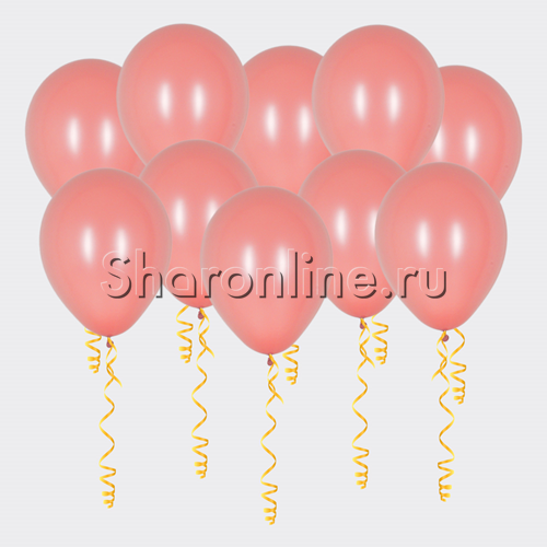 Пудрово-розовые матовые шары - изображение 1