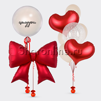 Сет из шаров "Целую"