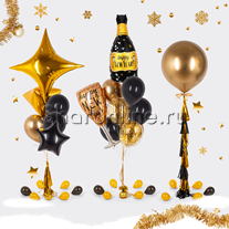 Сет из шаров "Стильный Новый год"