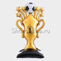 Шар 3D Фигура на подставке "Кубок Чемпиона" футбольный мяч 150 см