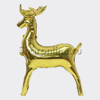 Шар 3D Фигура "Золотой олень" 175 см