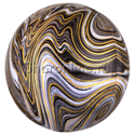 Шар 3D Сфера "Агат" черная 41 см - изображение 1