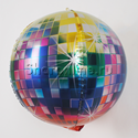 Шар 3D Сфера "Диско" разноцветная 41 см - изображение 1