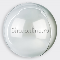 Шар 3D Сфера Серебряная 41 см