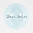 Шар Bubble голубой 46 см - изображение 1
