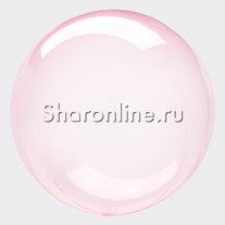 Шар Bubble розовый 46 см