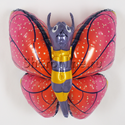Шар Фигура 3D "Бабочка" розовая 76 см - изображение 2