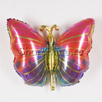 Шар Фигура "Бабочка волшебная" градиент 74 см