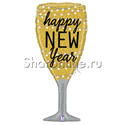 Шар Фигура Бокал "Новогоднее шампанское" 94 см - изображение 1