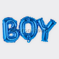 Шар Фигура "Boy" голубая 84 см